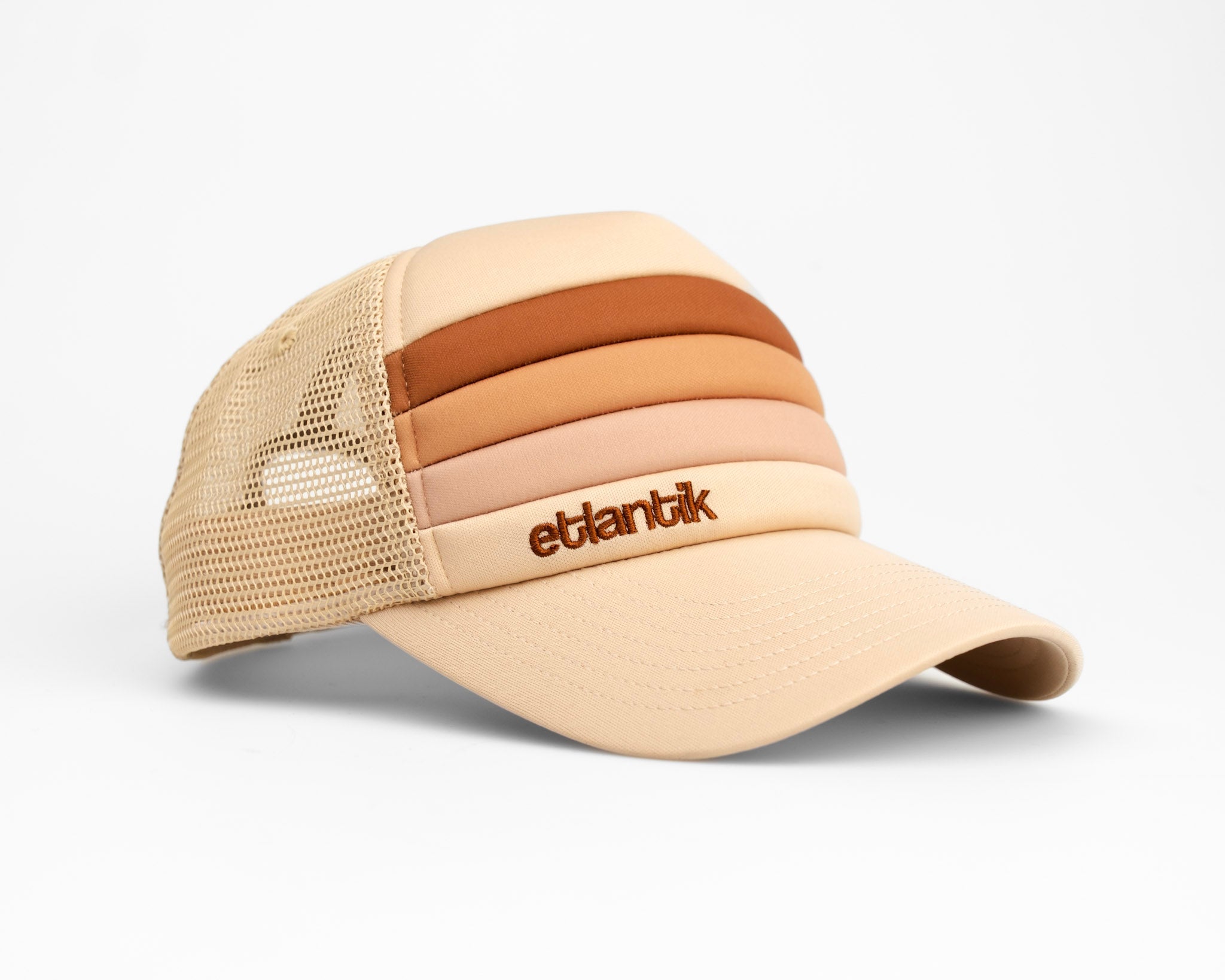 Close-up detail showing quality craftsmanship and materials - Base Tan Swell Cap