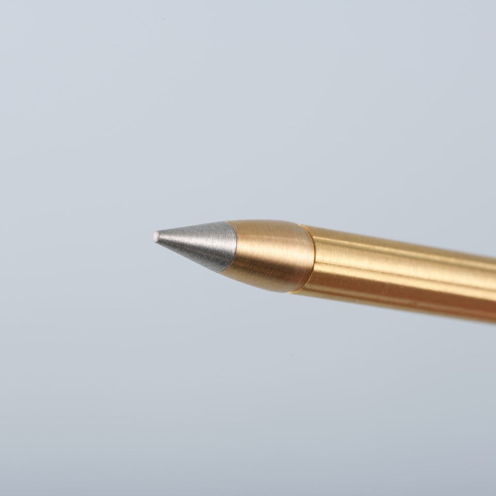 Close-up detail showing quality craftsmanship and materials - Omega Pen // Copper