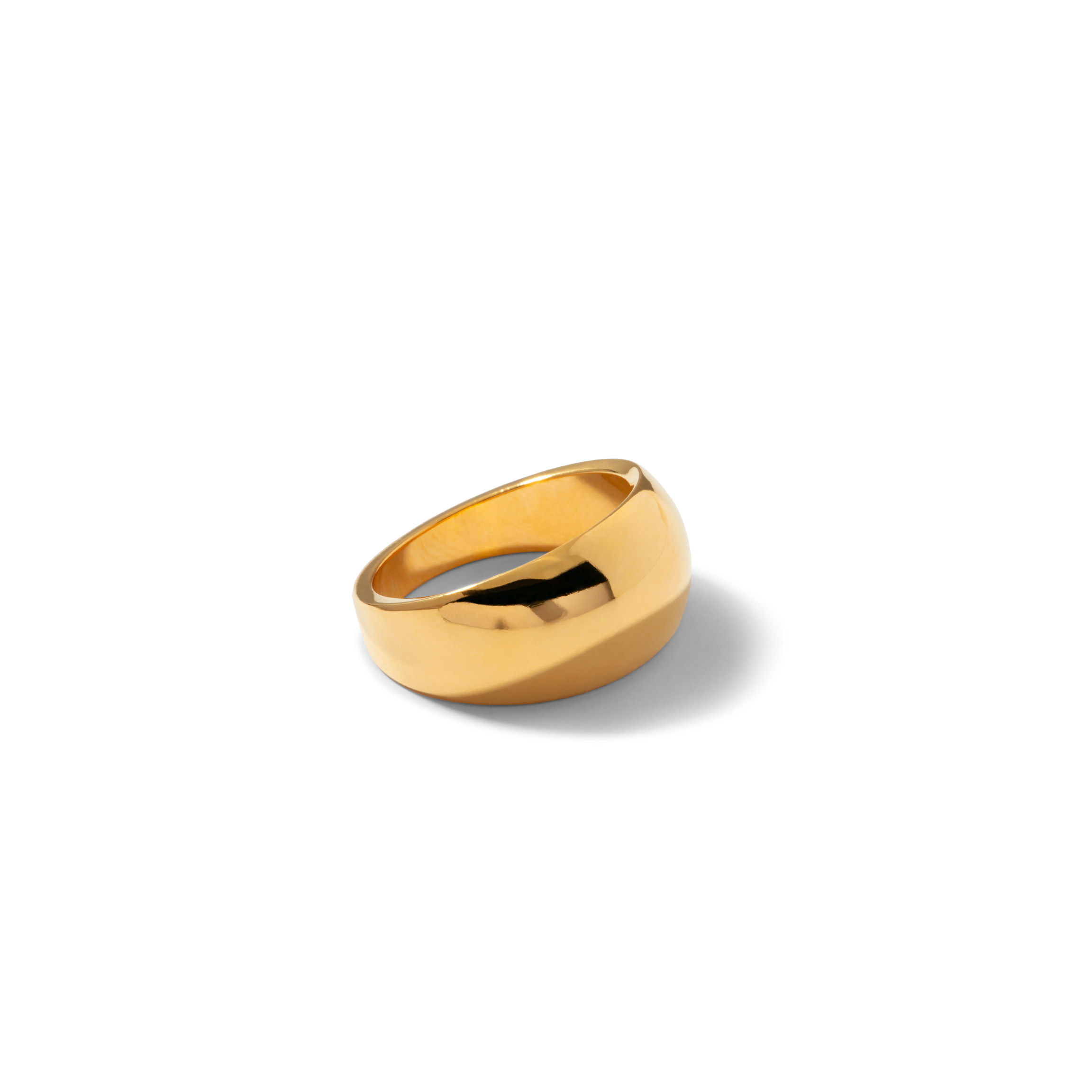 Lifestyle photo showing Smooth Dome Ring in use - JAREDJAMIN