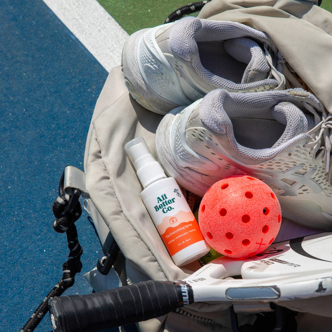 Lifestyle photo showing The Everything Spray in use - All Better Co.