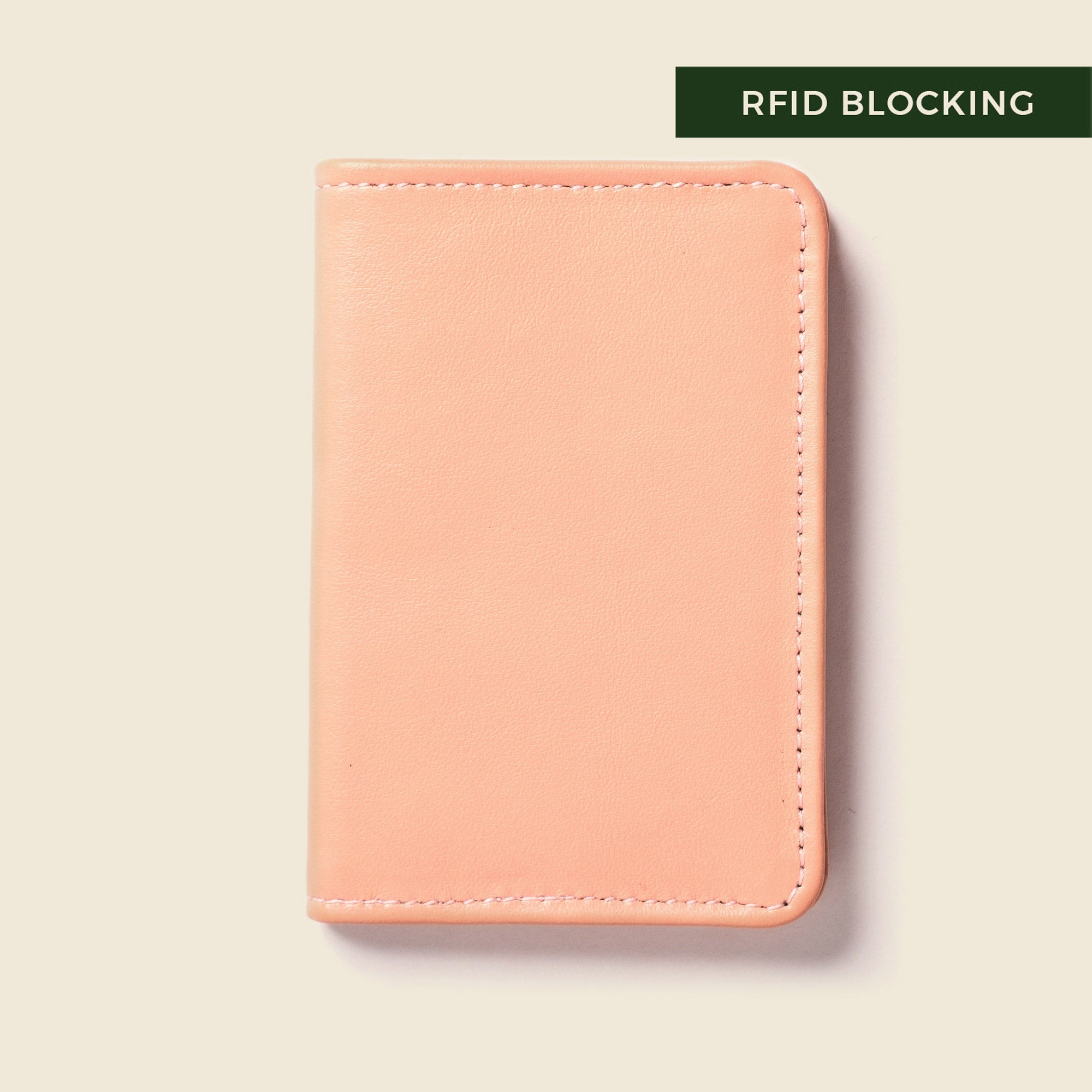 Compact Bifold with RFID Protection - Soft Pink - premium quality - CASUPO