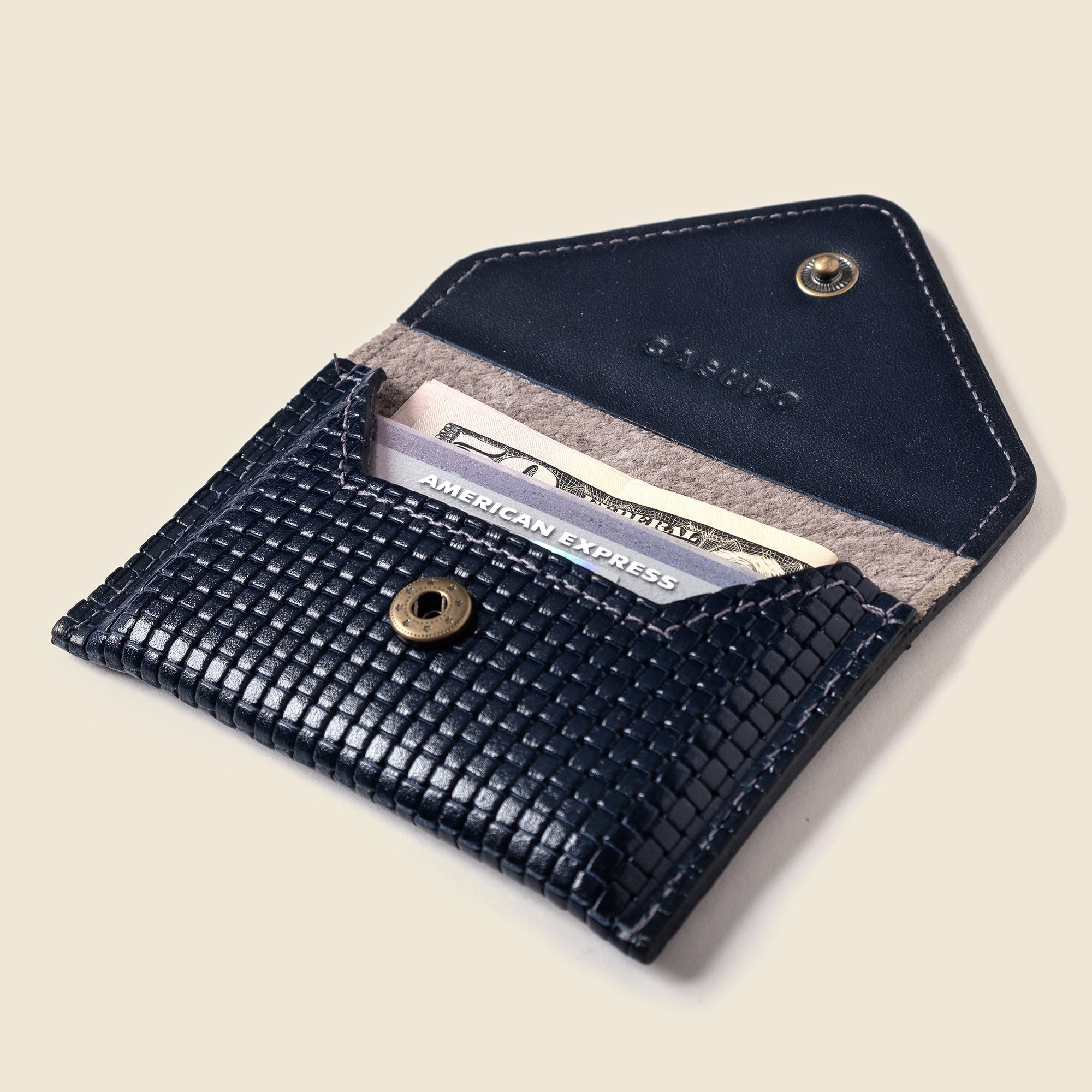 Product view 4 - Mini Envelope Wallet With RFID protection - Navy Limited Edition - CASUPO