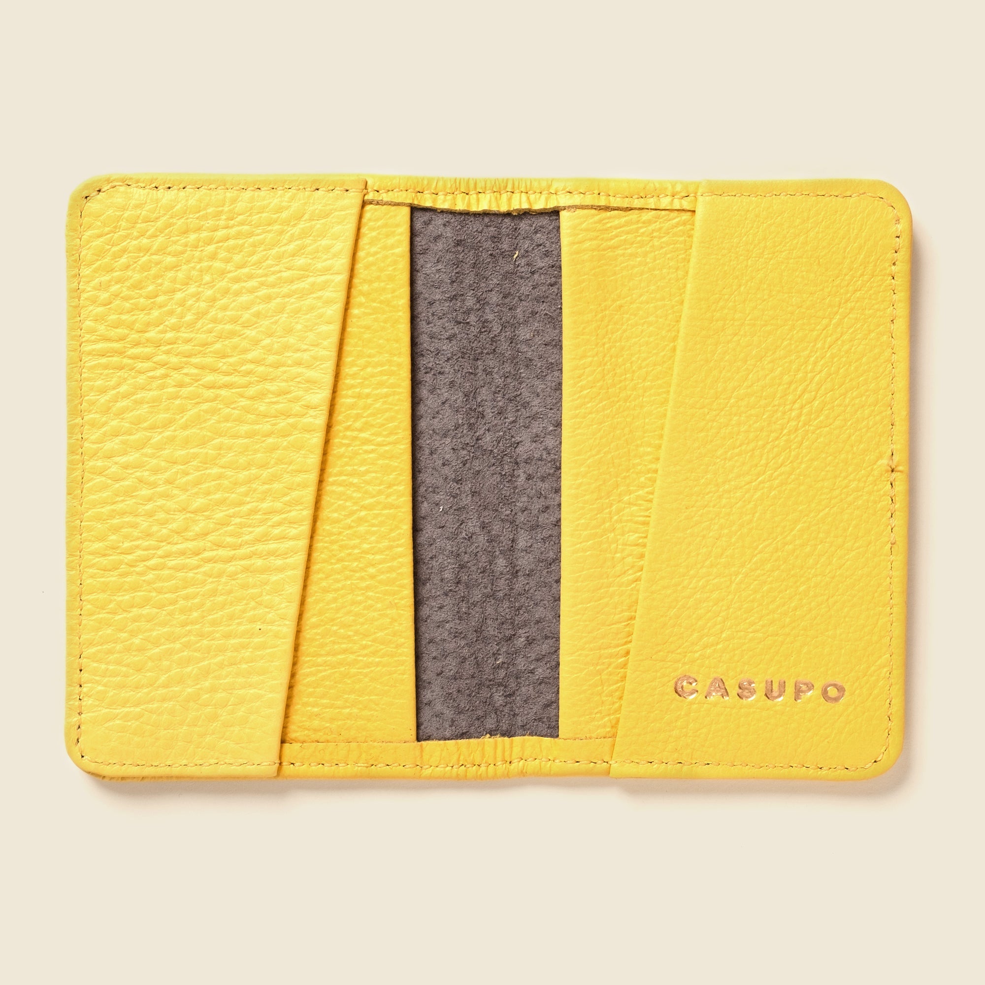 Product view 5 - Compact Bifold with RFID Protection - Sunny Yellow - CASUPO