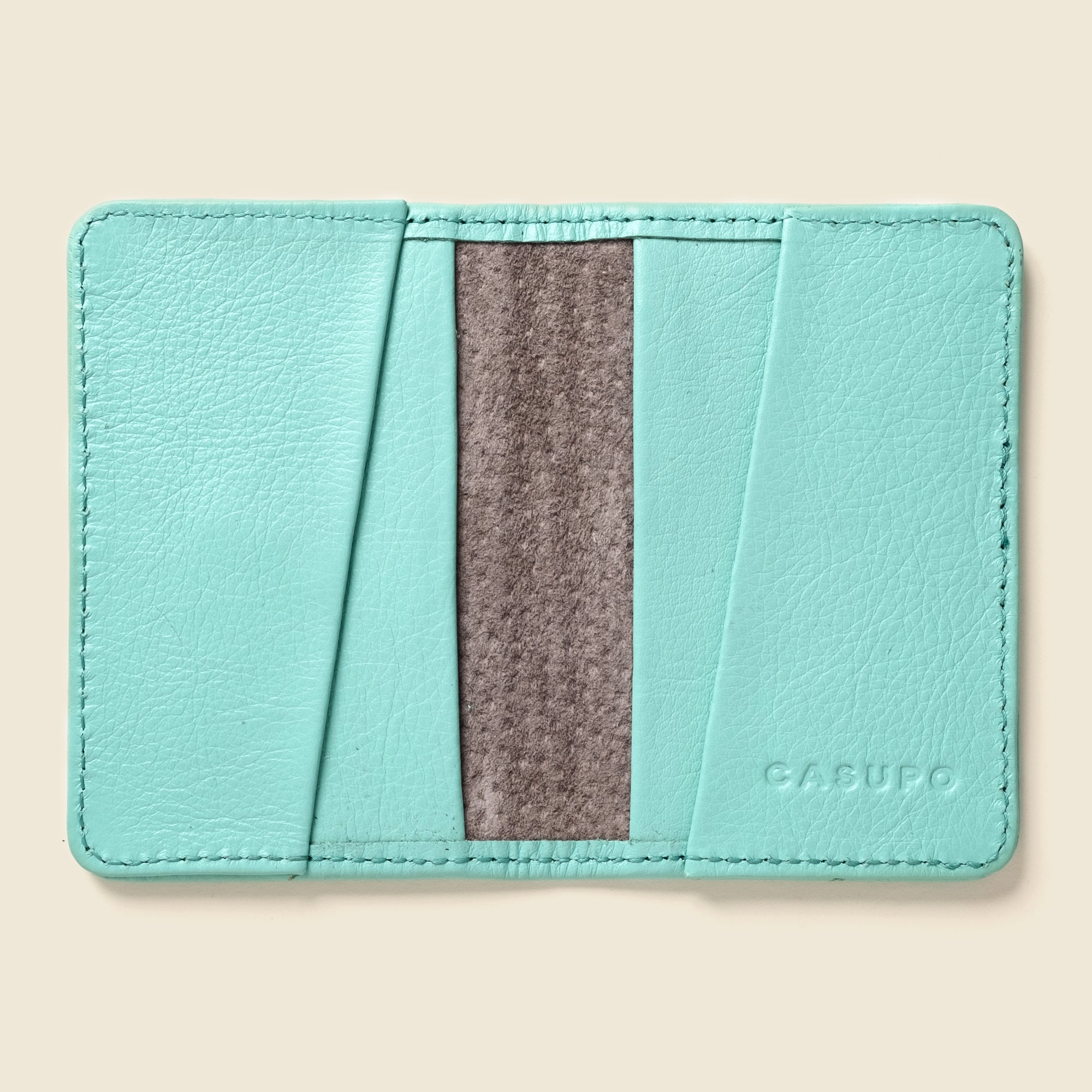 Product view 5 - Compact Bifold with RFID Protection - Baby Blue - CASUPO
