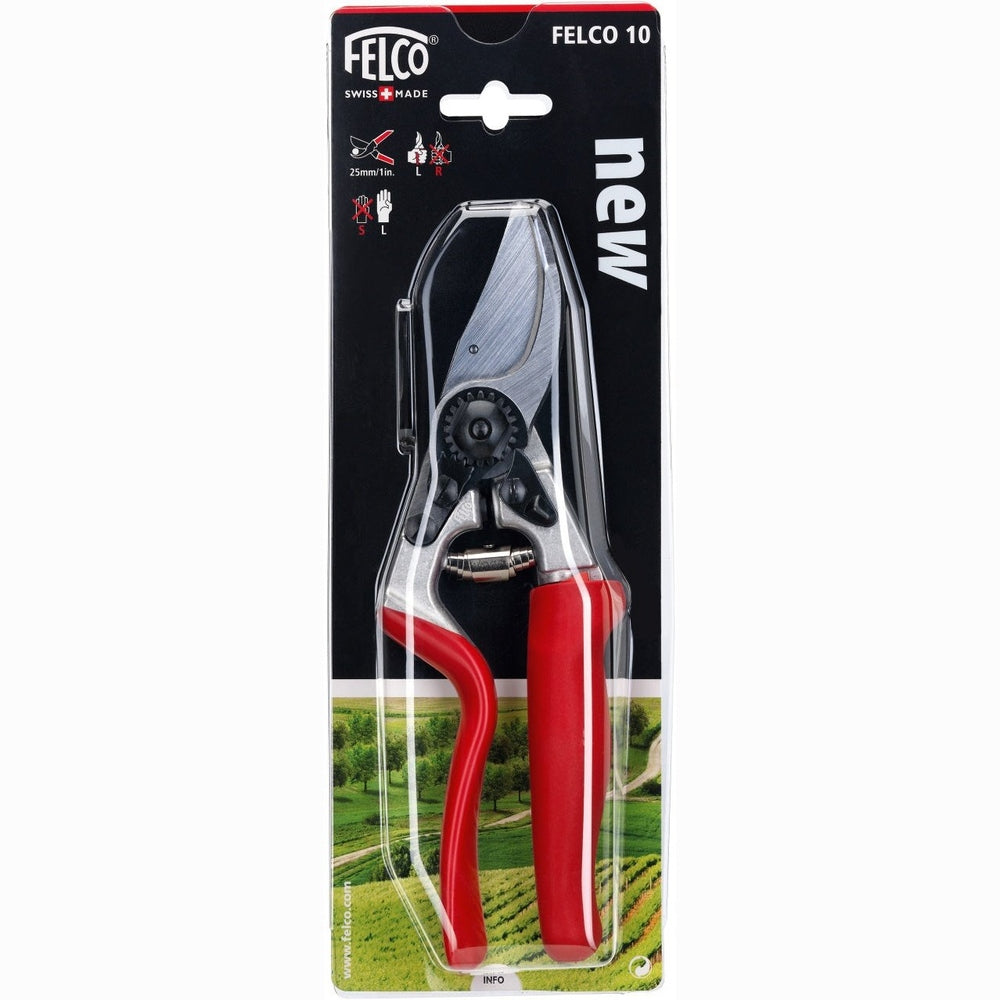 Close-up detail showing quality craftsmanship and materials - Left Handed F-10 Pruning Shears