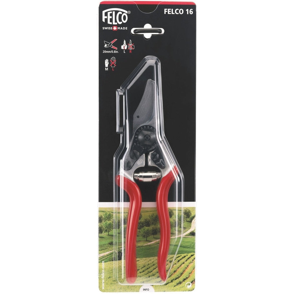 Close-up detail showing quality craftsmanship and materials - Left Handed F-16 Pruning Shears