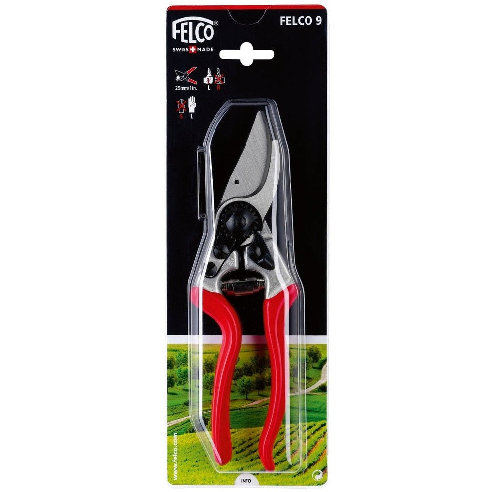 Close-up detail showing quality craftsmanship and materials - Left Handed F-9 Pruning Shears