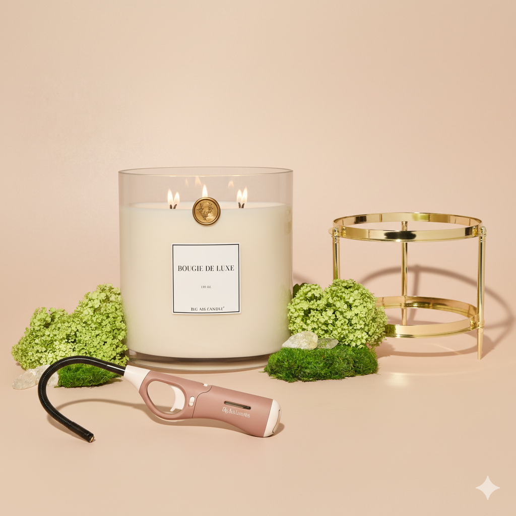 Aromatherapy candle with essential oils - Big Ass Candle Bundle - Left Is Beft