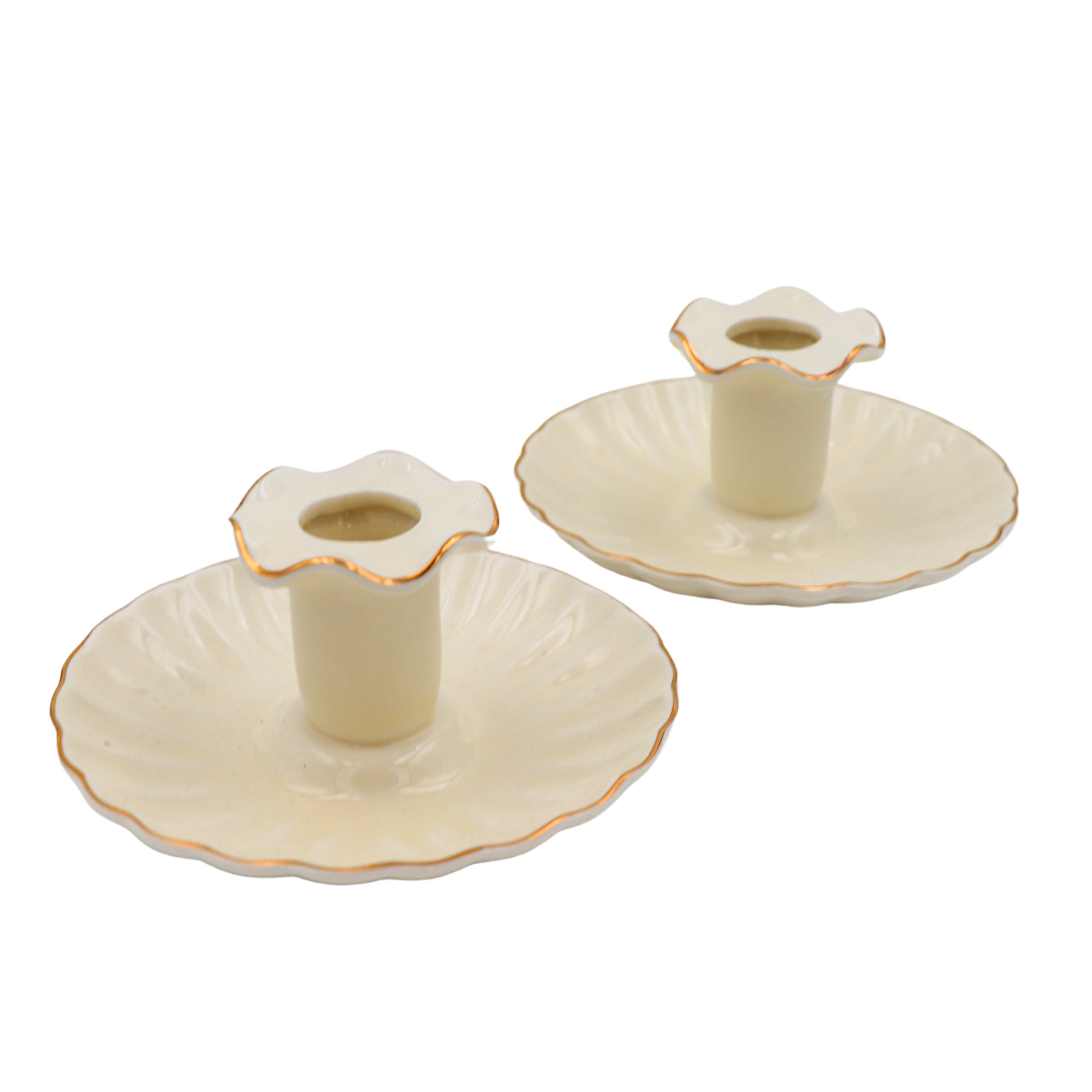 Aromatherapy candle with essential oils - Gilded Cream Candle Holder - Case of 12 - Ro'Table