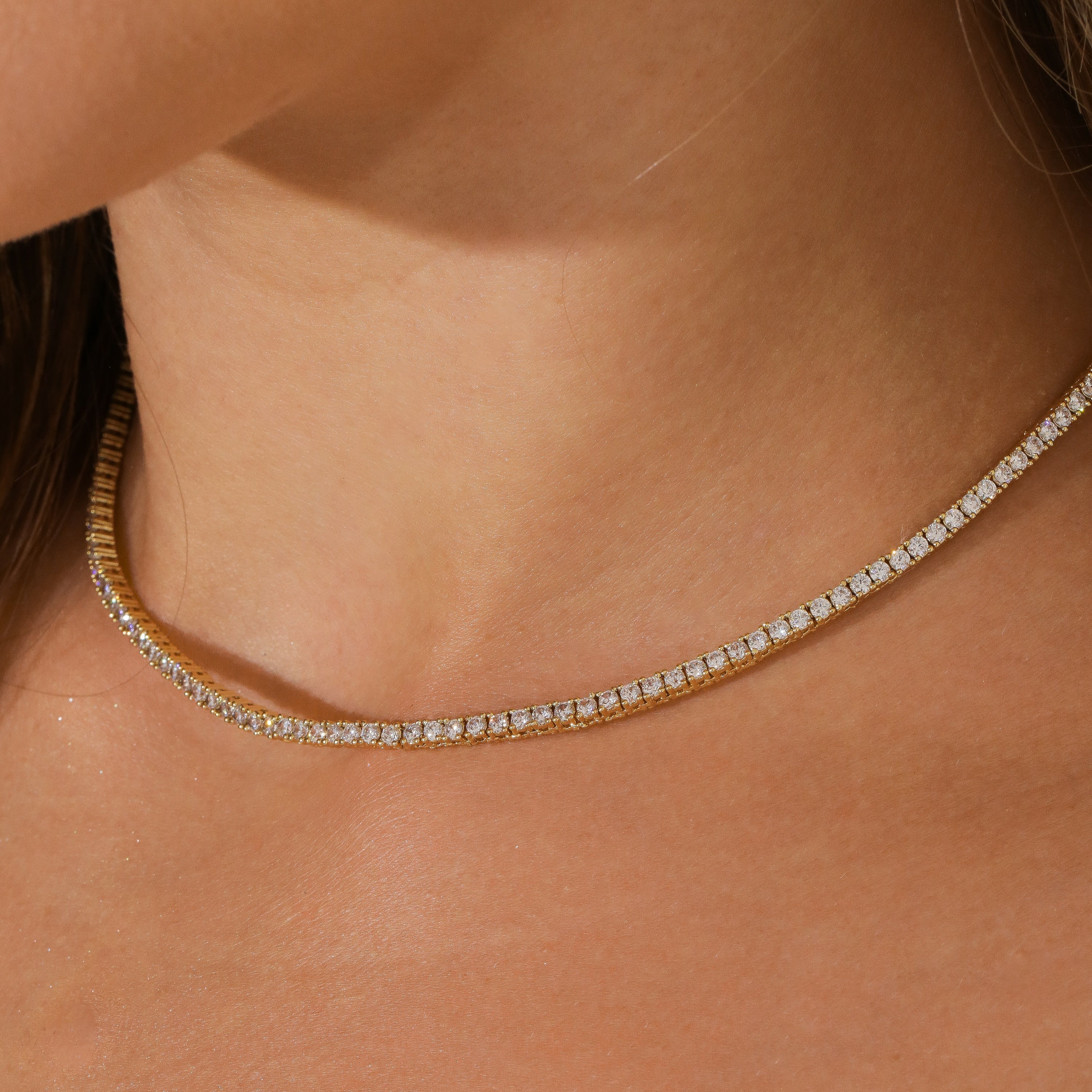 Lifestyle photo showing Cynthia Necklace & Bracelet in use - Denise Pacini