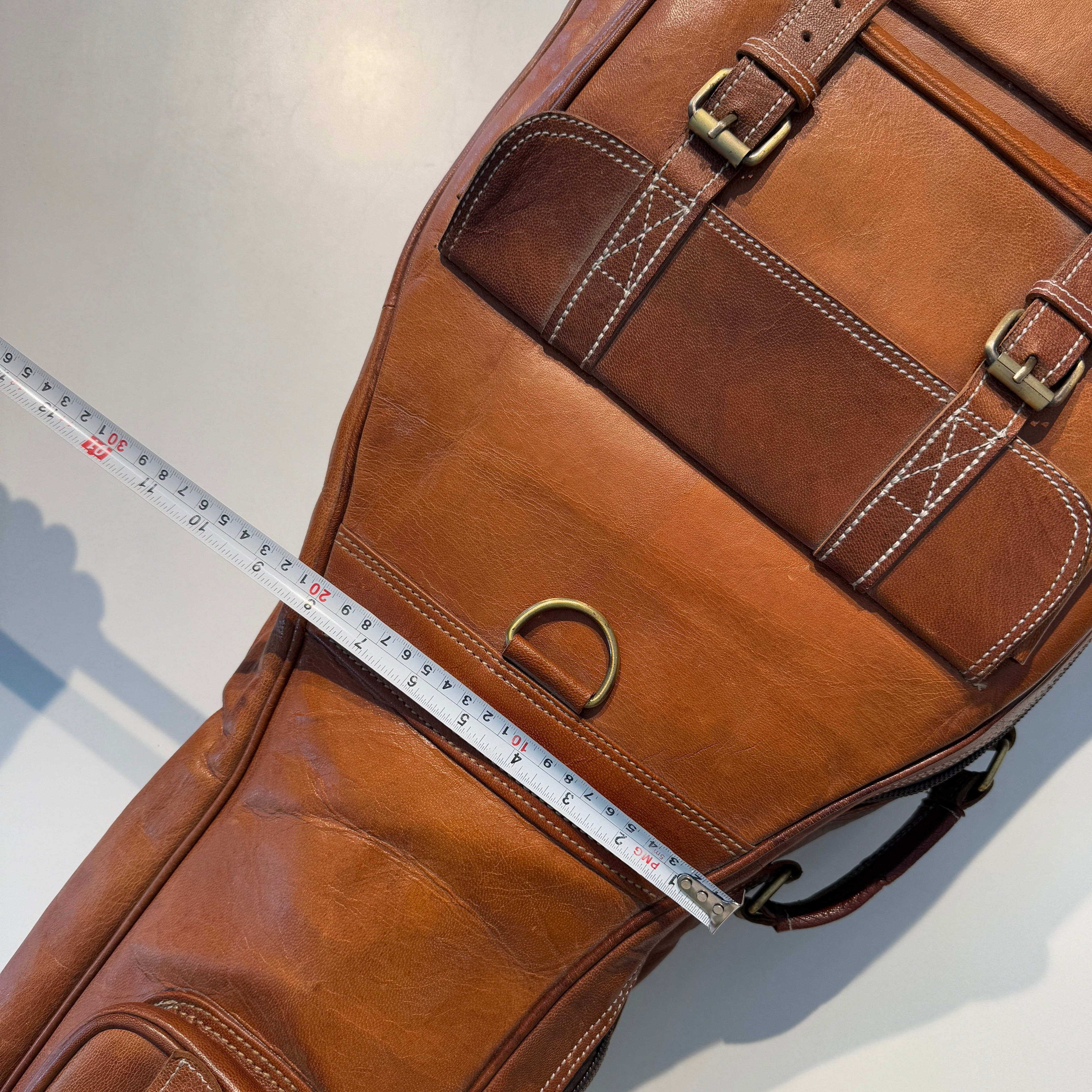 Product view 12 - Personalized Leather Guitar Case - Classy Leather Bags