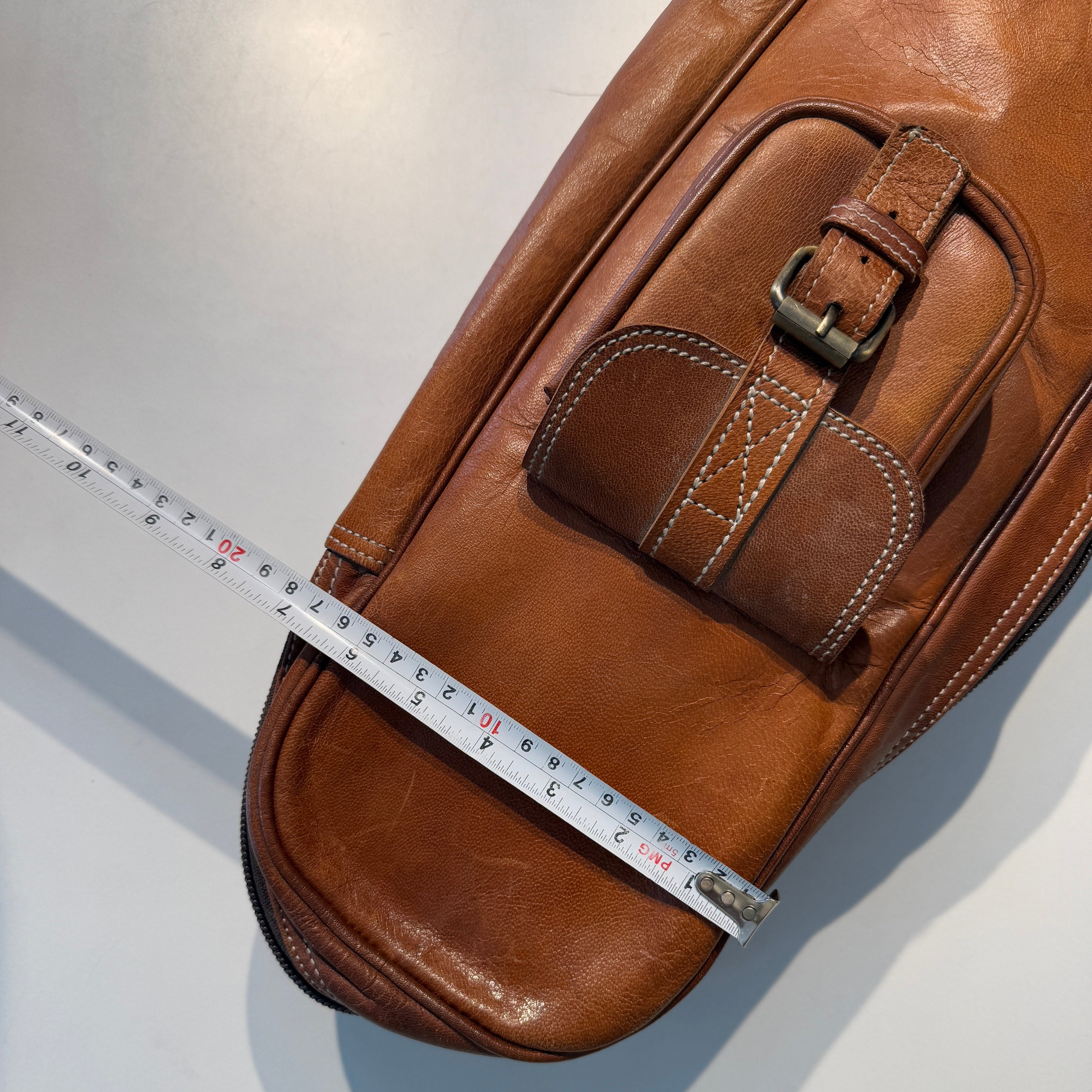 Product view 14 - Personalized Leather Guitar Case - Classy Leather Bags