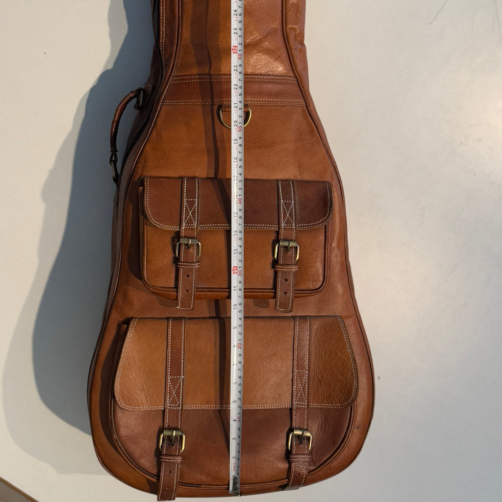 Product view 11 - Personalized Leather Guitar Case - Classy Leather Bags