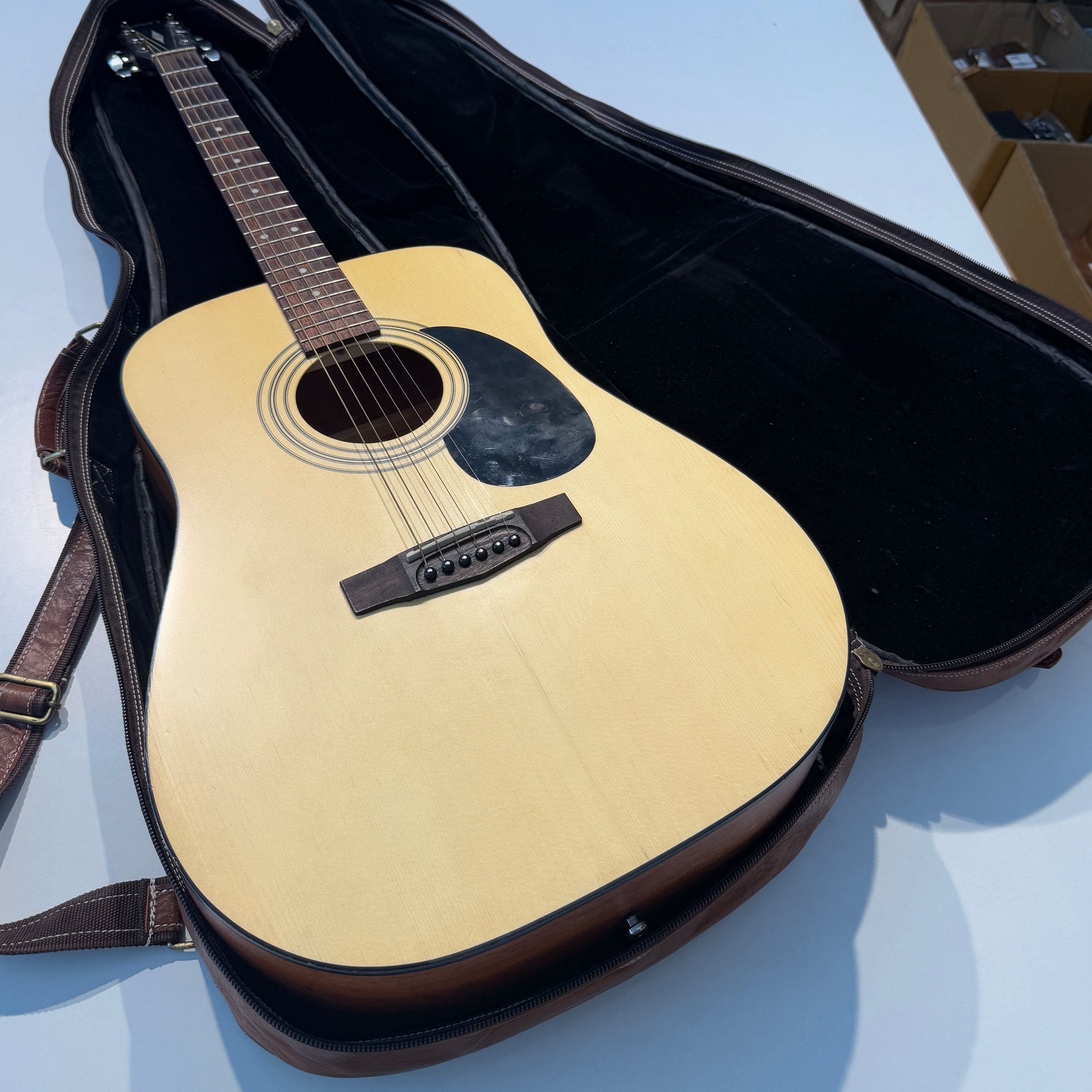 Product view 9 - Personalized Leather Guitar Case - Classy Leather Bags