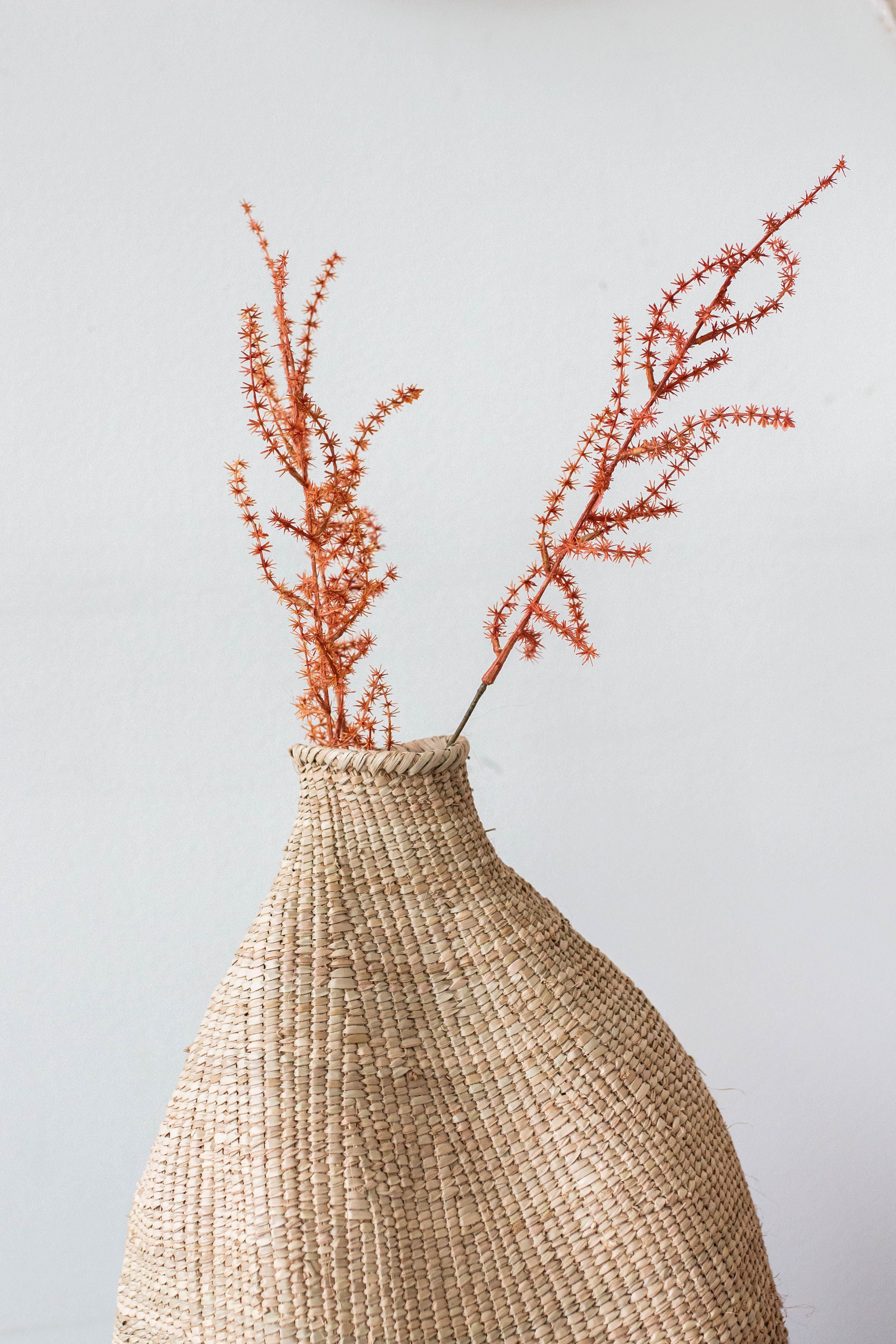 Product view 7 - Ilala Garlic Gourd Handwoven African Basket - Kanju Interiors