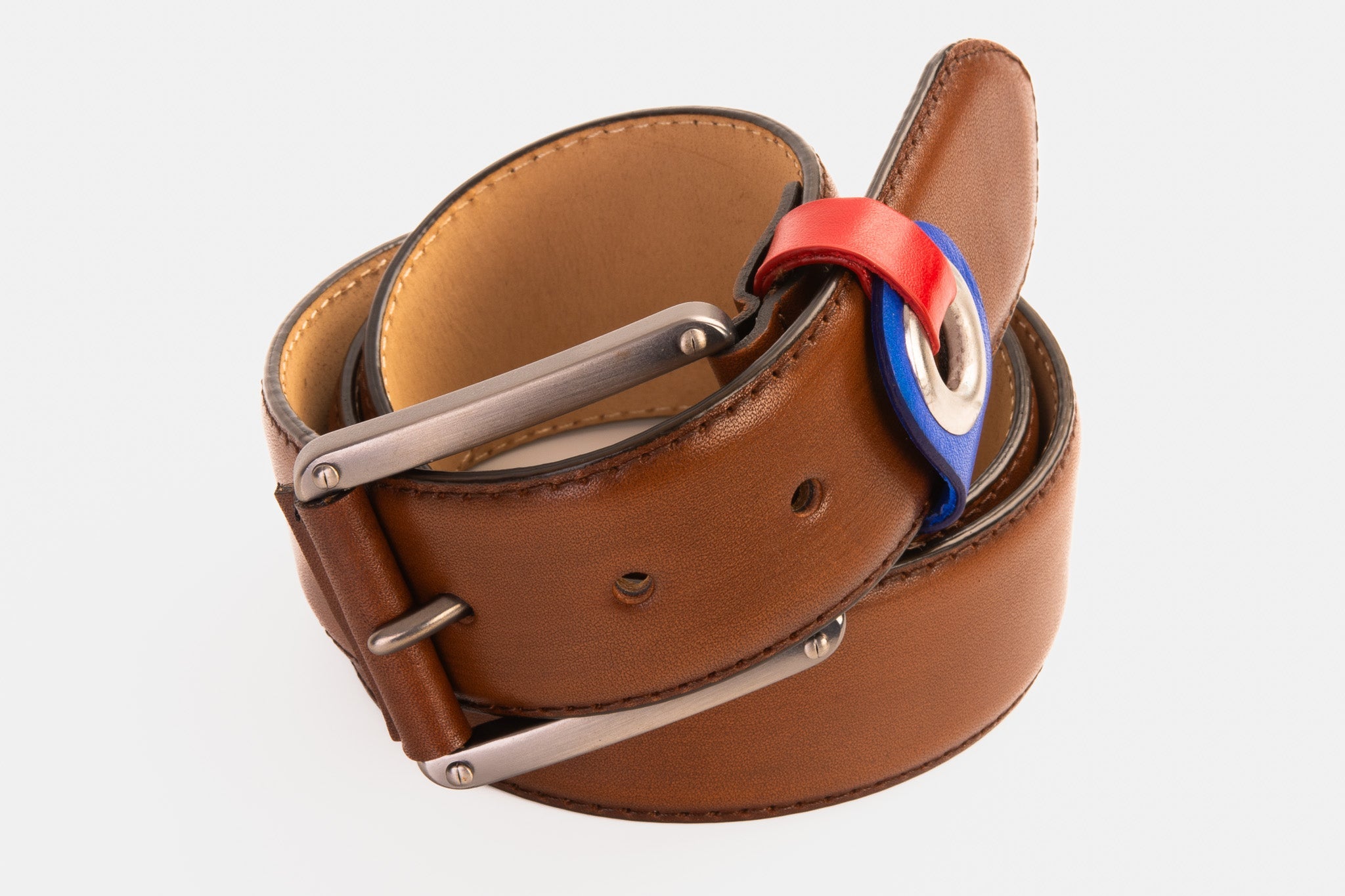Product view 5 - Vinci Leather Shoes The Jackie Tan Leather Belt - Vinci Leather Shoes