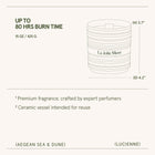 Product view 16 - Lucienne - Aegean Sea & Dune Candle - LA JOLIE MUSE