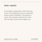 Product view 9 - Lucienne - Aegean Sea & Dune Candle - LA JOLIE MUSE
