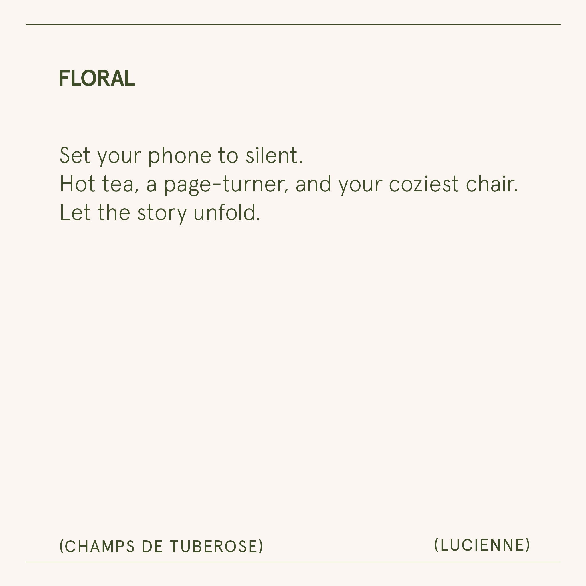 Product view 17 - Lucienne - Champs de Tuberose Candle - LA JOLIE MUSE