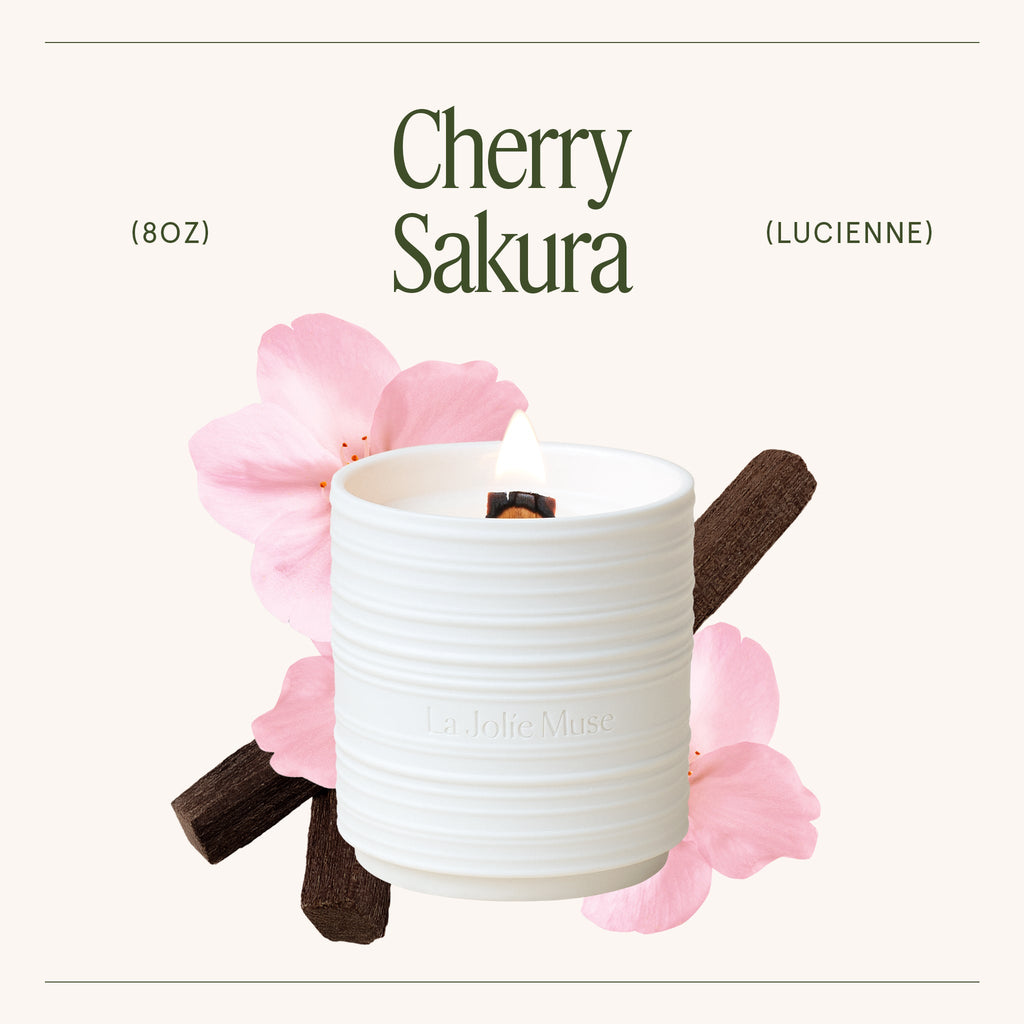 Product view 9 - Lucienne - Cherry Sakura Candle - LA JOLIE MUSE
