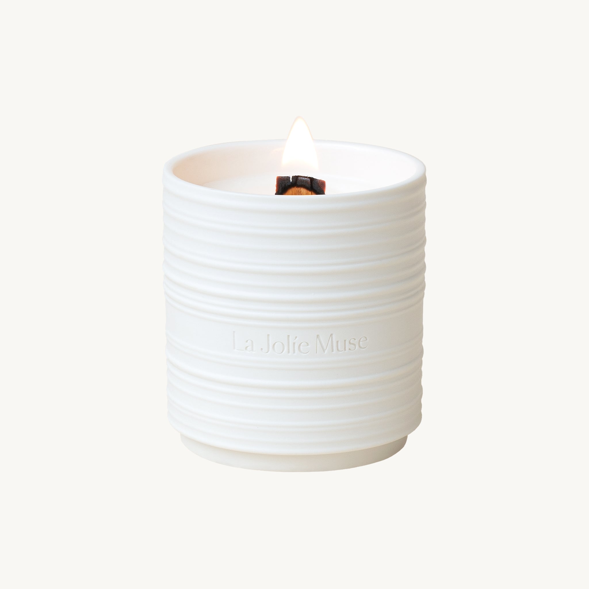 Aromatherapy candle with essential oils - Lucienne - Geranium Vert Mint Candle - LA JOLIE MUSE