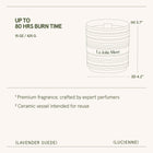 Product view 16 - Lucienne - Lavender Suede Candle - LA JOLIE MUSE