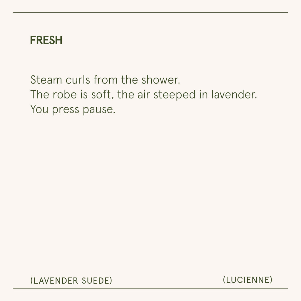 Product view 9 - Lucienne - Lavender Suede Candle - LA JOLIE MUSE