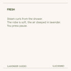Product view 9 - Lucienne - Lavender Suede Candle - LA JOLIE MUSE