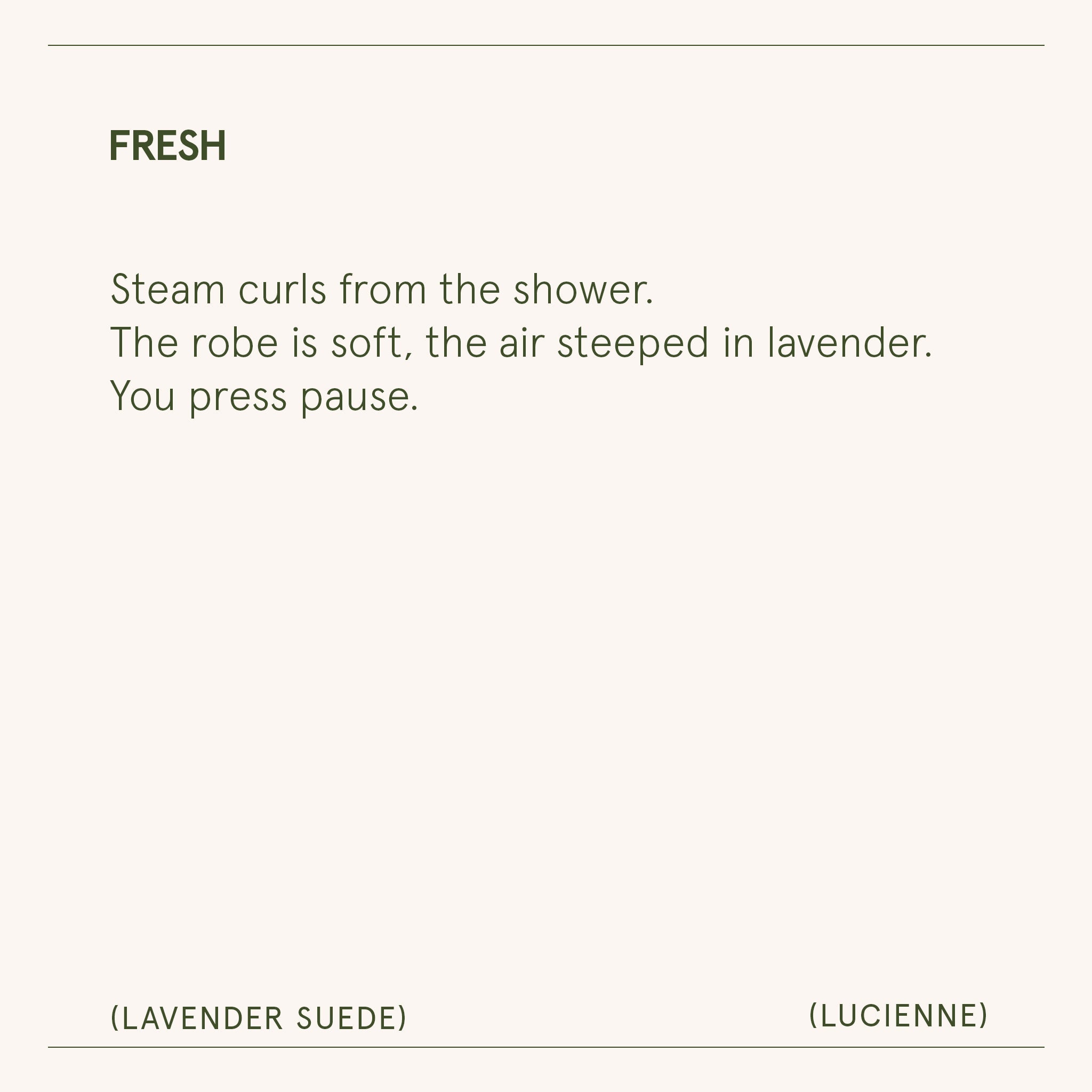 Product view 9 - Lucienne - Lavender Suede Candle - LA JOLIE MUSE