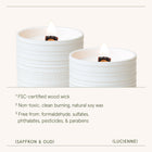 Product view 6 - Lucienne - Saffron & Oud Candle - LA JOLIE MUSE