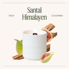 Product view 5 - Lucienne - Santal Himalayen Candle - LA JOLIE MUSE