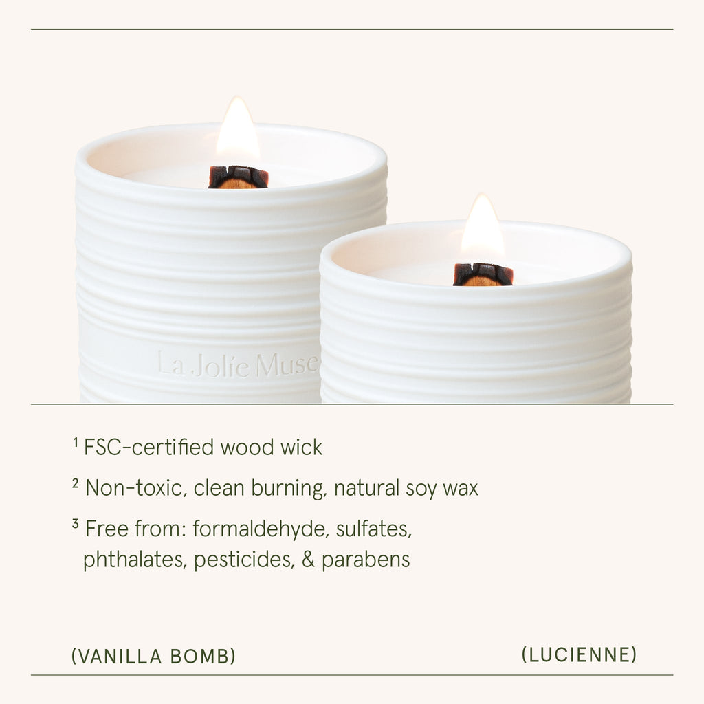Product view 6 - Lucienne - Vanilla Bomb Candle - LA JOLIE MUSE