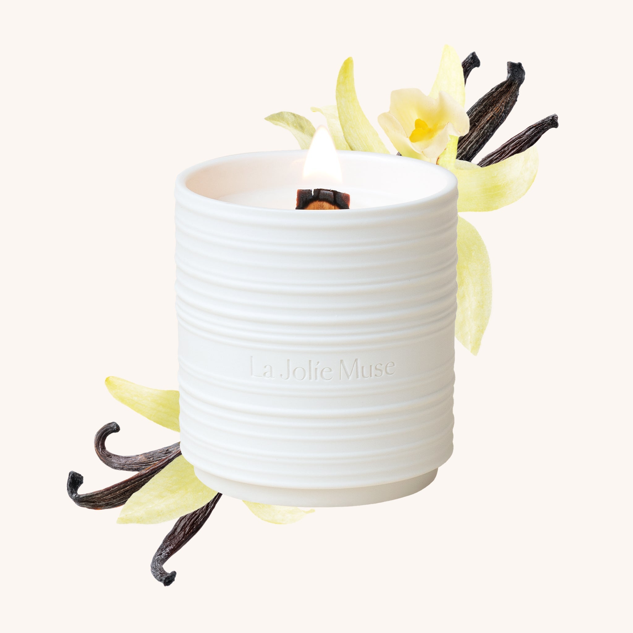 Close-up detail showing quality craftsmanship and materials - Lucienne - Vanilla Bomb Candle