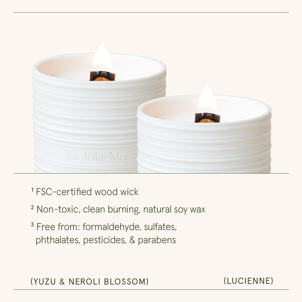 Product view 6 - Lucienne - Yuzu & Neroli Blossom Candle - LA JOLIE MUSE