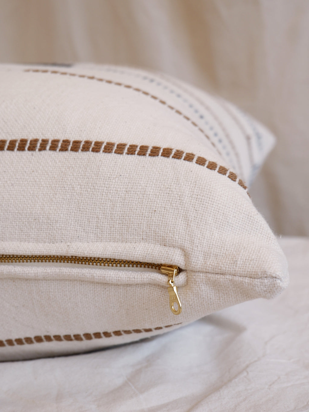 Product view 7 - Mason Hand-Loomed Cotton Pillow - Kanju Interiors