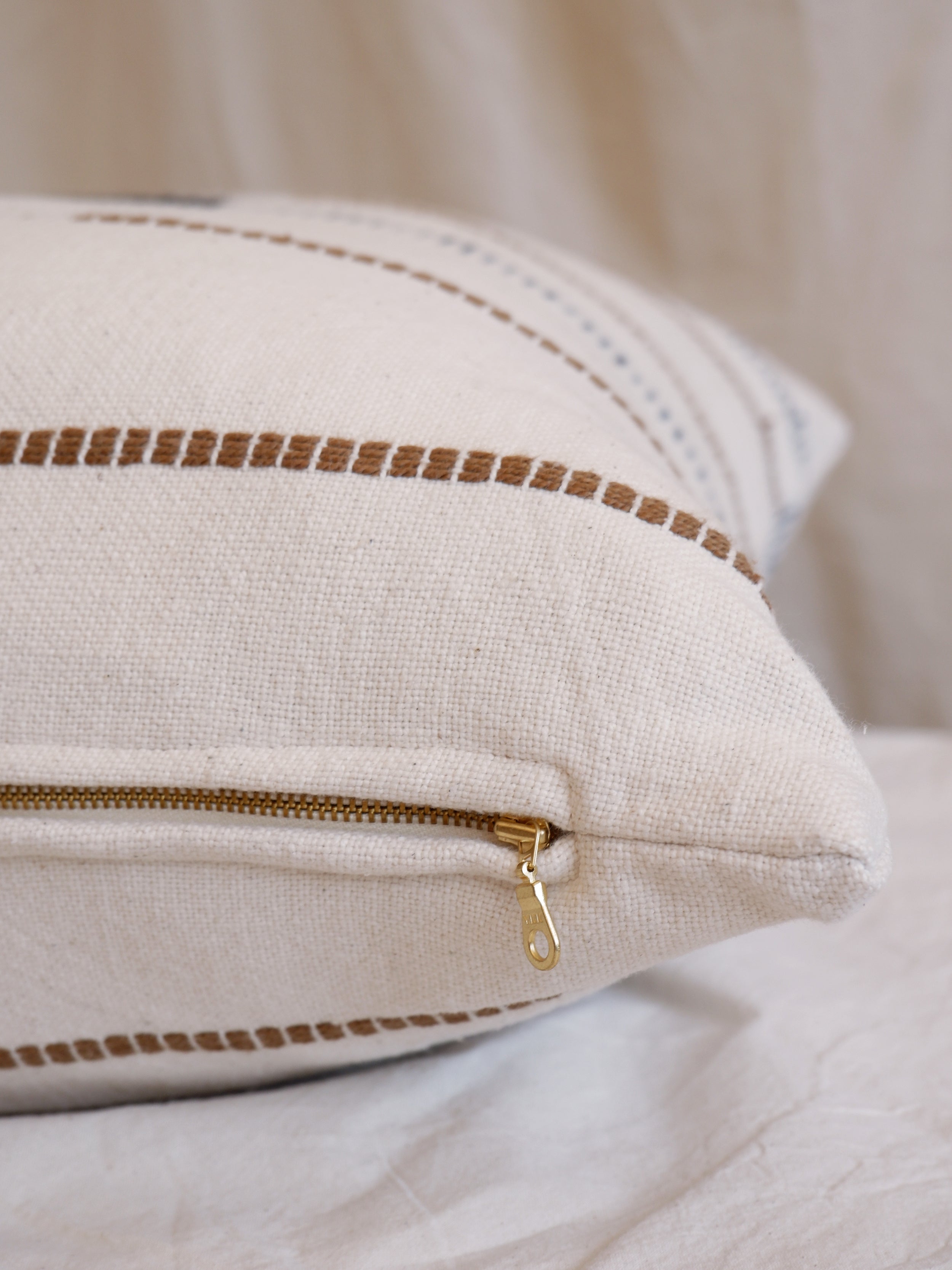 Product view 7 - Mason Hand-Loomed Cotton Pillow - Kanju Interiors