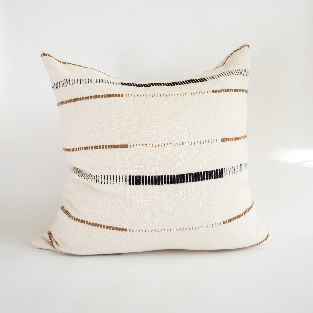 Product view 9 - Mason Hand-Loomed Cotton Pillow - Kanju Interiors
