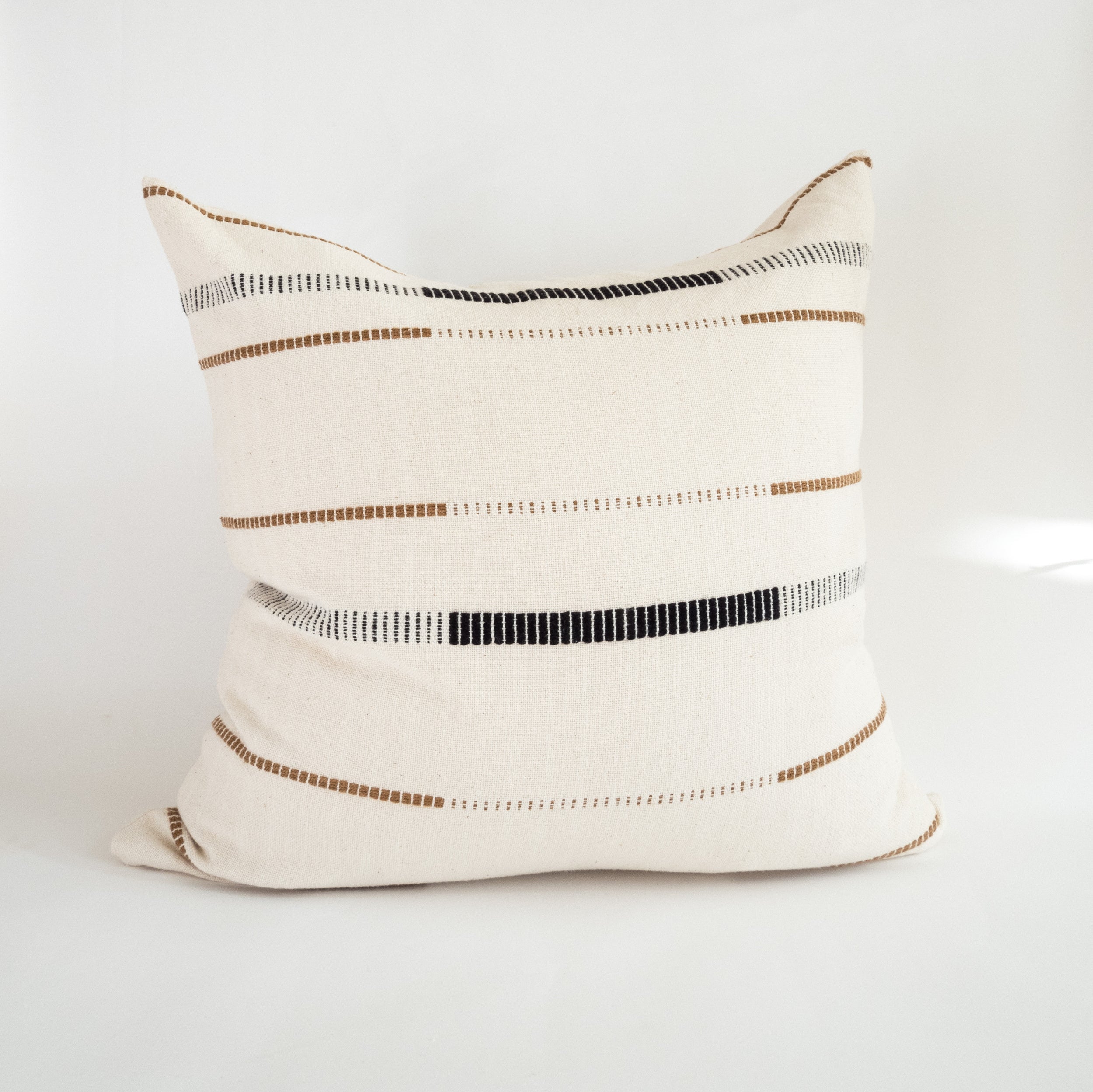 Product view 9 - Mason Hand-Loomed Cotton Pillow - Kanju Interiors