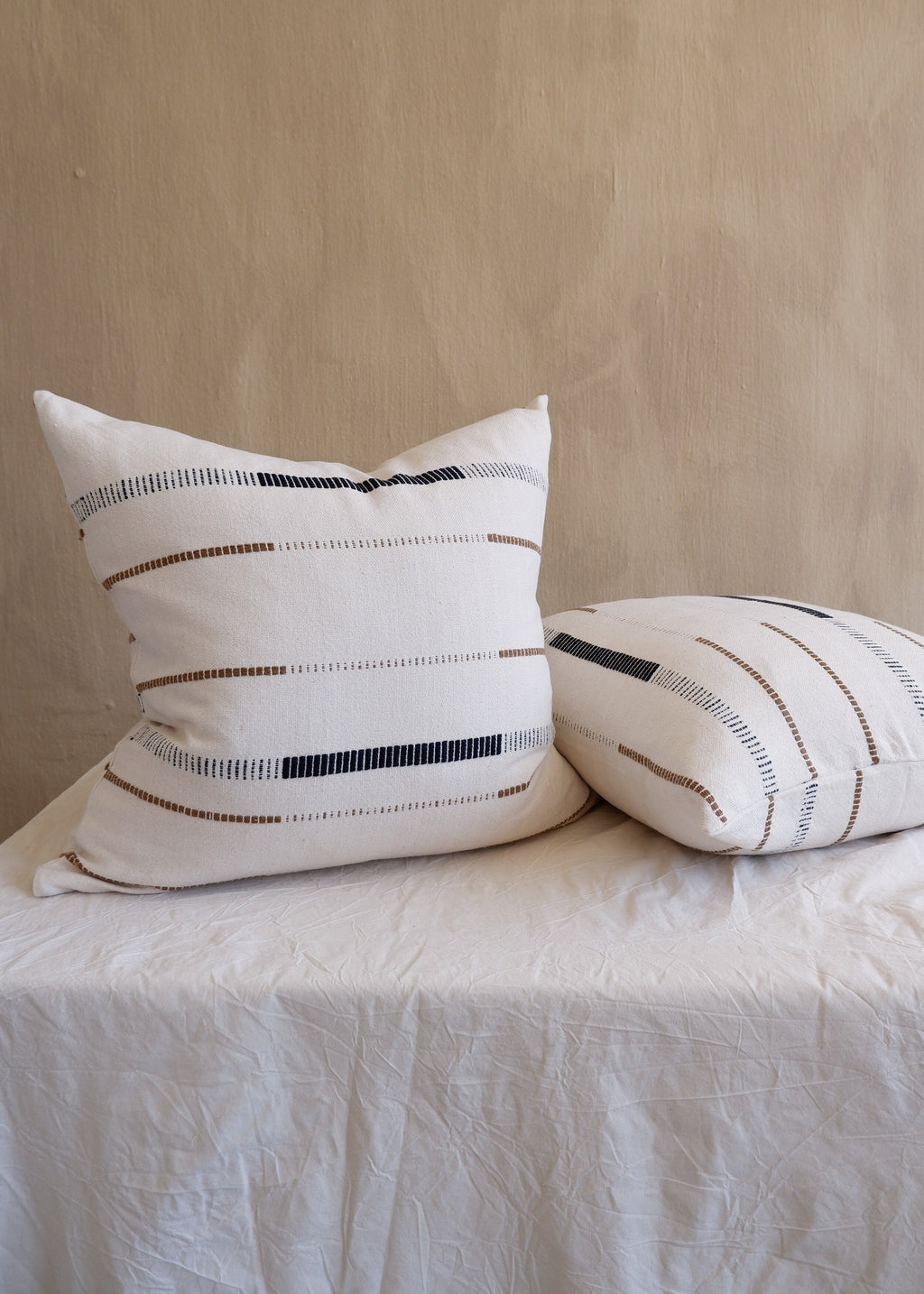 Product view 6 - Mason Hand-Loomed Cotton Pillow - Kanju Interiors