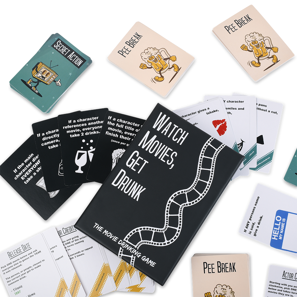Product view 5 - WATCH MOVIES, GET DRUNK - The Live Movie Drinking Game - Falling Whale Games