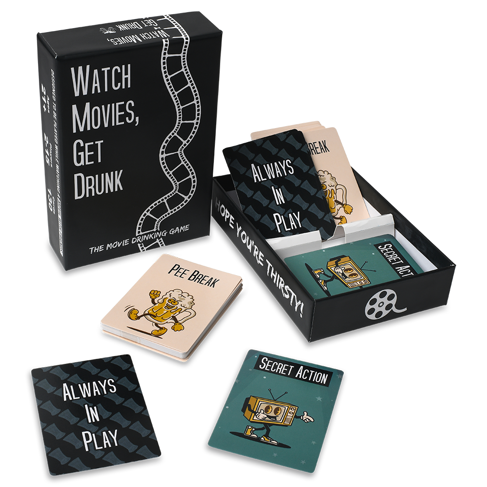 Product view 6 - WATCH MOVIES, GET DRUNK - The Live Movie Drinking Game - Falling Whale Games