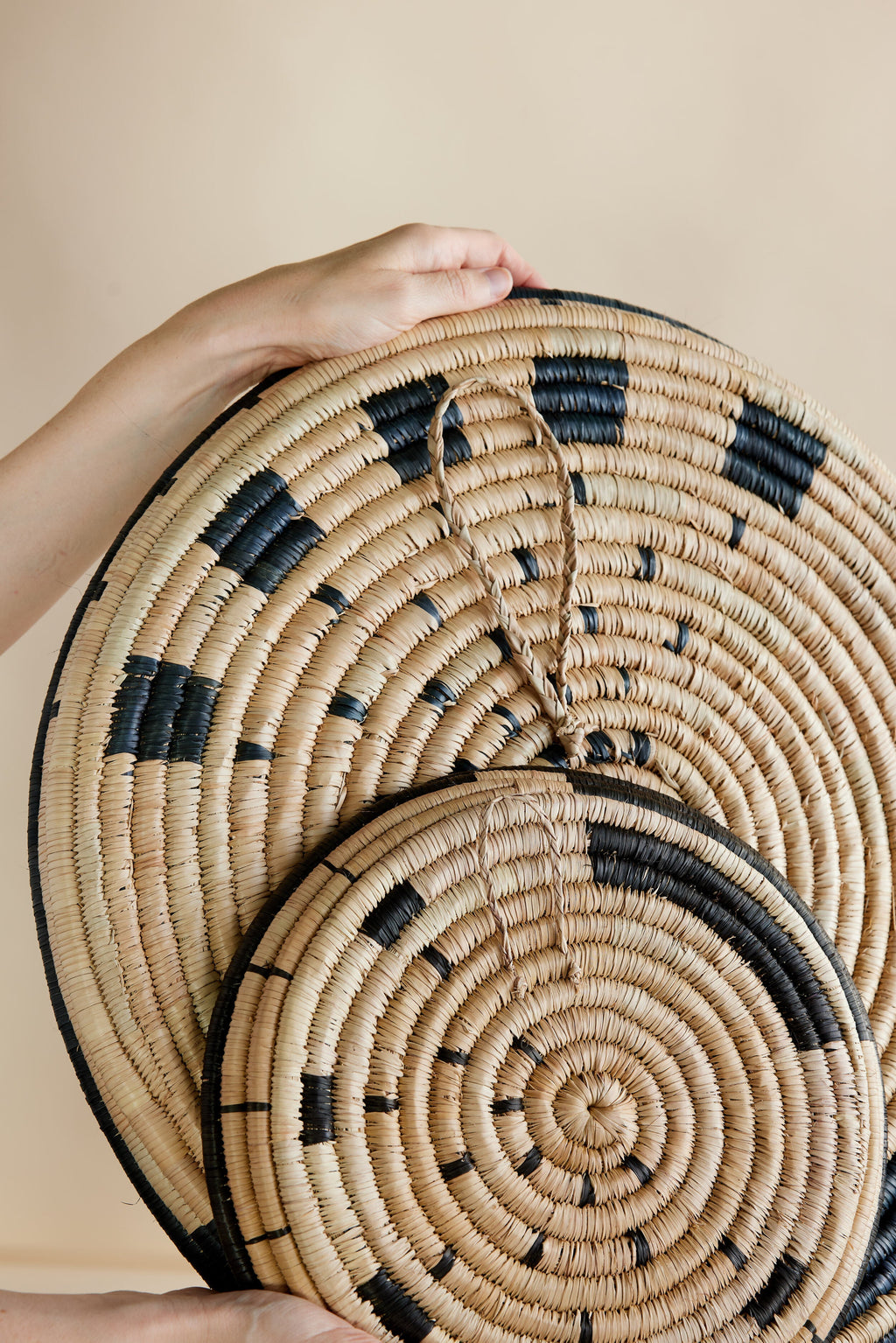 Product view 4 - Mawa Woven Wall Disc - Kanju Interiors