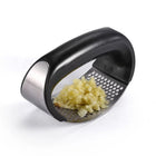 Close-up detail showing quality craftsmanship and materials - Stainless Steel Garlic Press