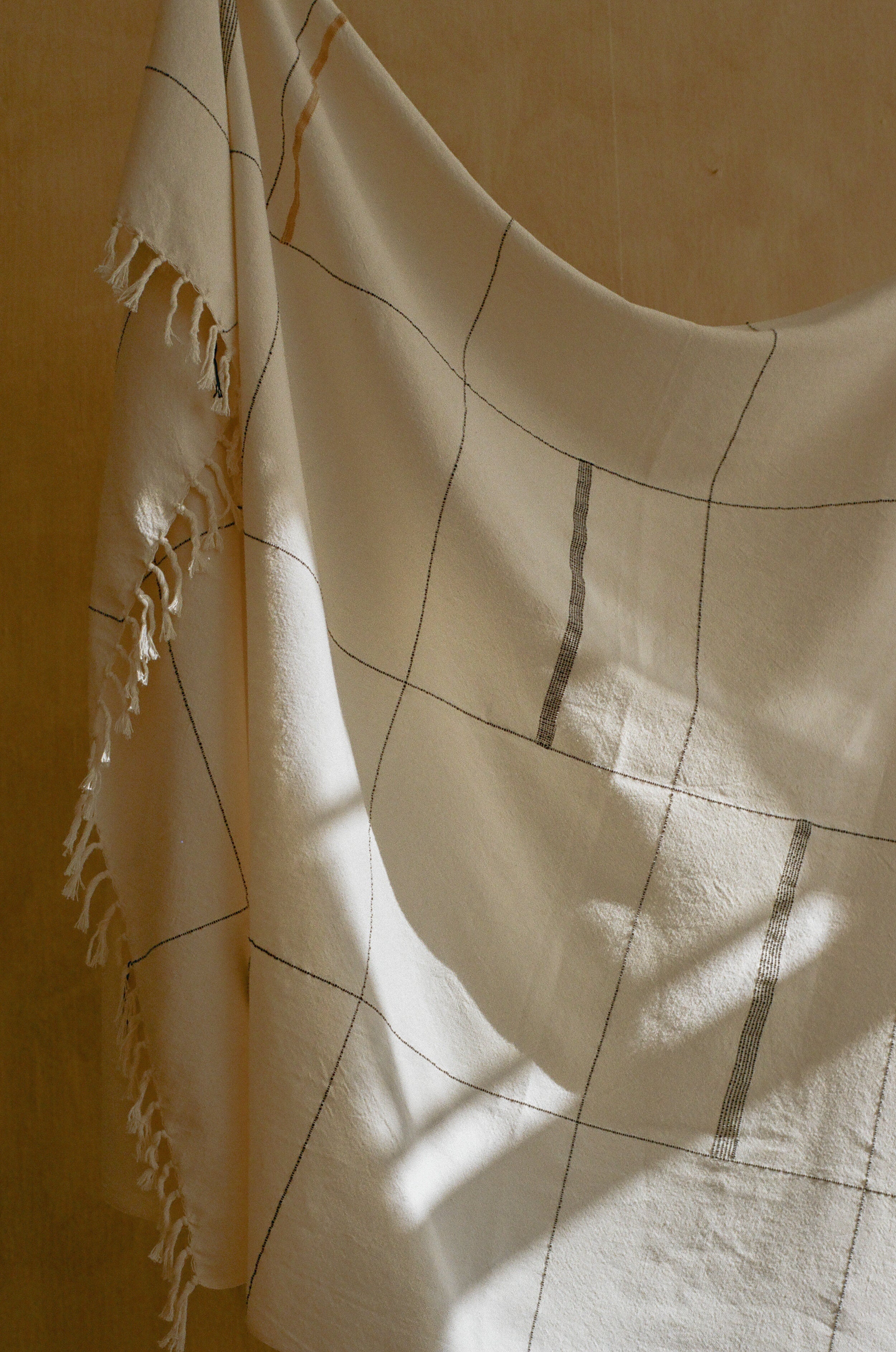 Product view 9 - Nadi Hand-Loomed Cotton Throw - Kanju Interiors