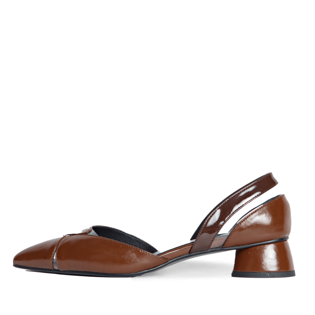 Natalia Flats Cocoa - premium quality - Vaila Shoes