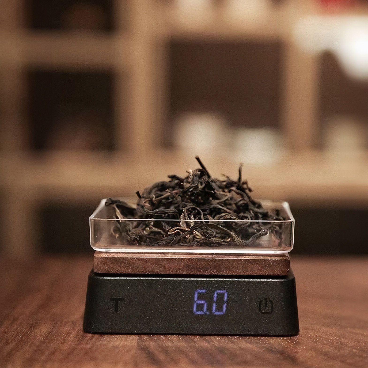 Product view 4 - Lastaforest Solid Wood Electronic Scale for Tea and Coffee - Lastaforest