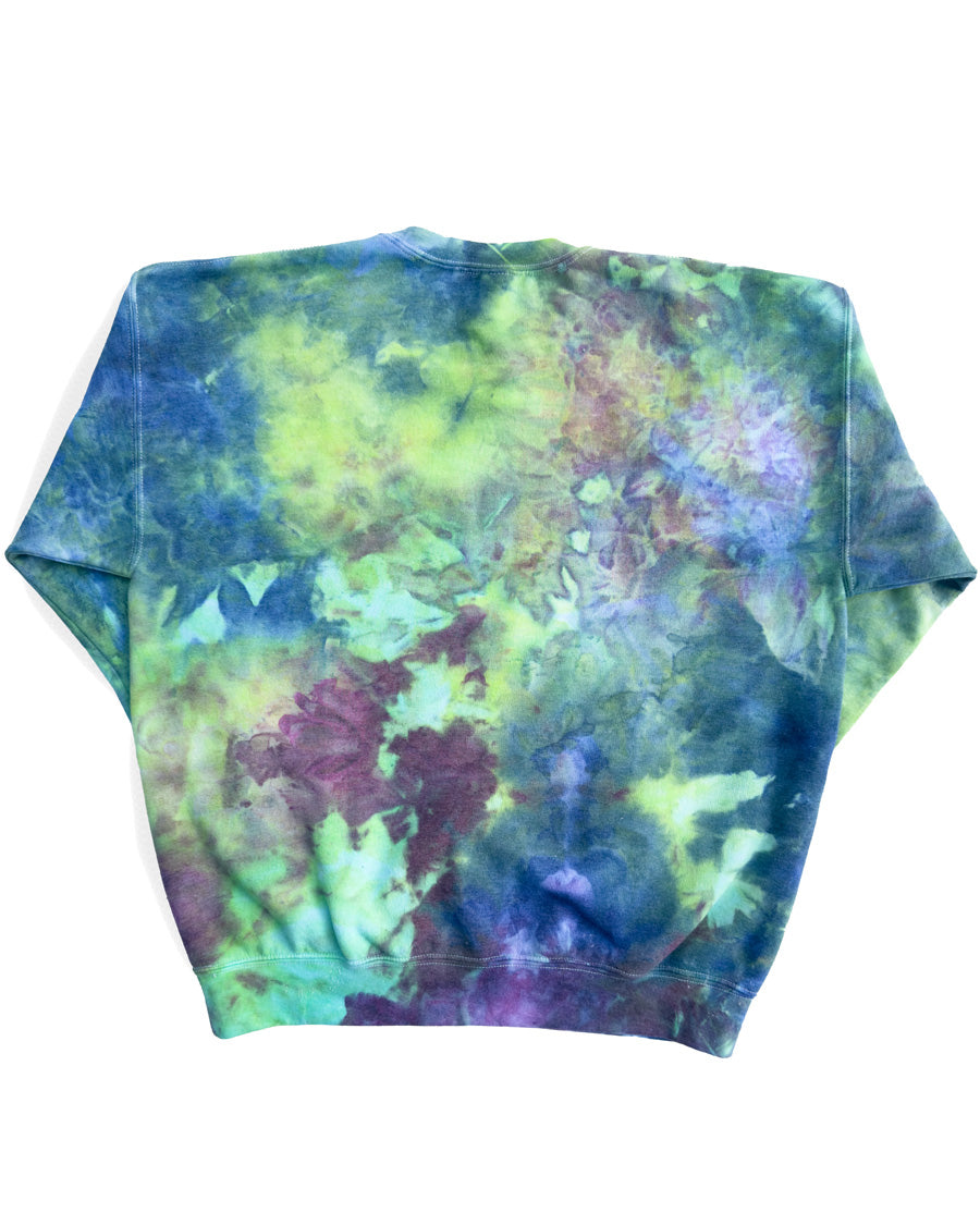 Close-up detail showing quality craftsmanship and materials - ICE DYED SWEATSHIRT Lucky Charms