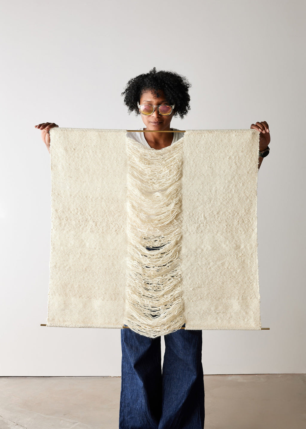 Respiro Handwoven Cotton Wall Hanging - premium quality - Kanju Interiors