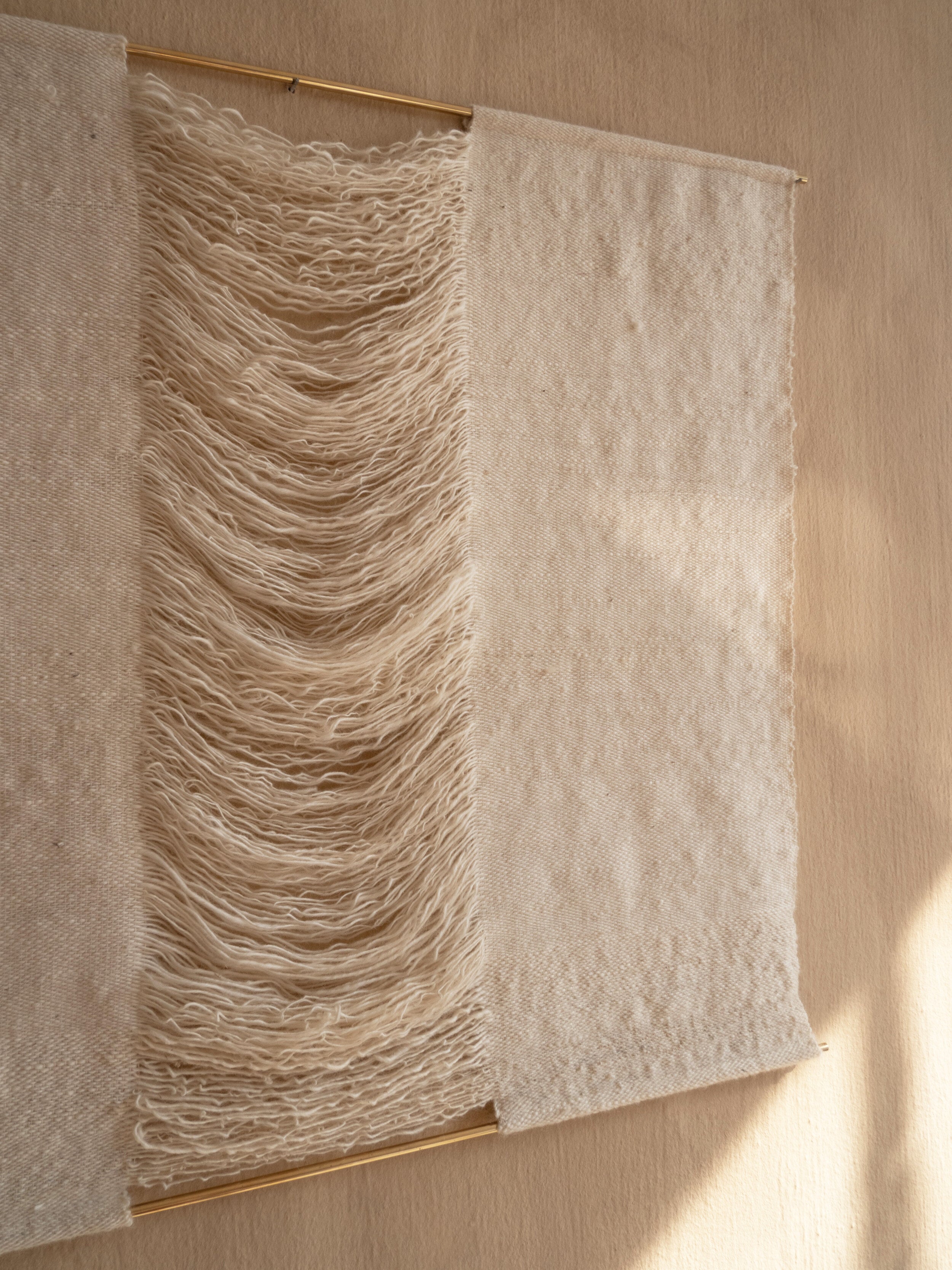 Product view 4 - Respiro Handwoven Cotton Wall Hanging - Kanju Interiors