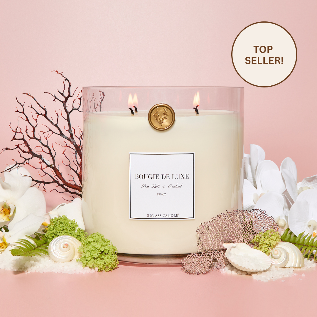 Aromatherapy candle with essential oils - Baby Big Ass Candle (150 oz, 300-500 hours) - Big Ass Luxuries
